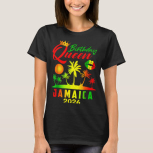 Birthday Queen Jamaica Girls Trip 2026 Party Women T-Shirt