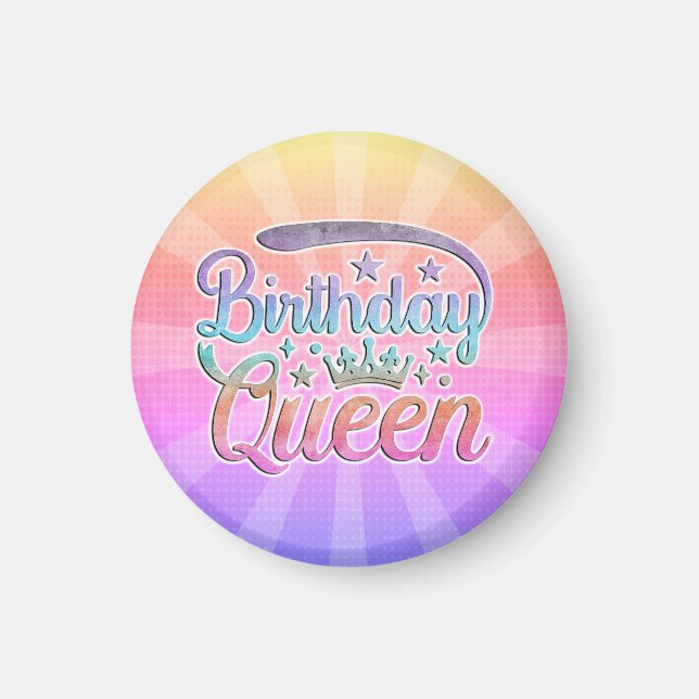 Birthday Queen Magnet (Front)
