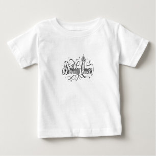 Birthday Queen Matching Customised Team Gift Group Baby T-Shirt