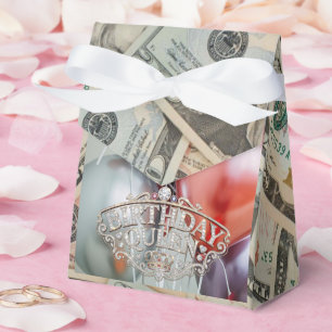 Birthday Queen Money Favour Box