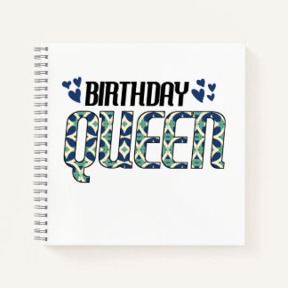 Birthday Queen Notebook