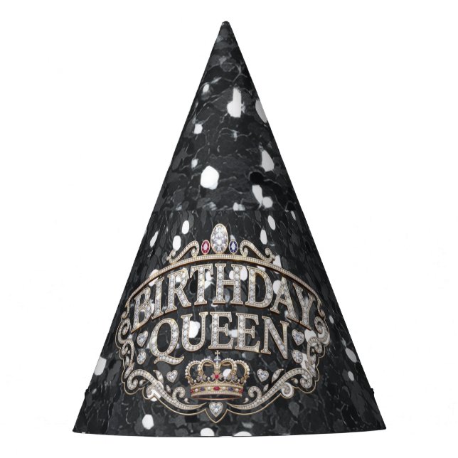 Birthday Queen Party Hat (Front)
