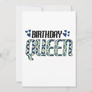 Birthday Queen Save The Date