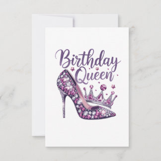 Birthday Queen Save The Date