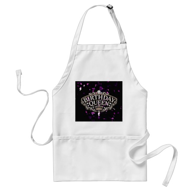 Birthday Queen Standard Apron (Front)