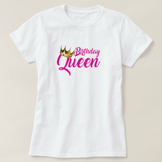 Birthday Queen Women's Basic T-Shirt (Design Front)