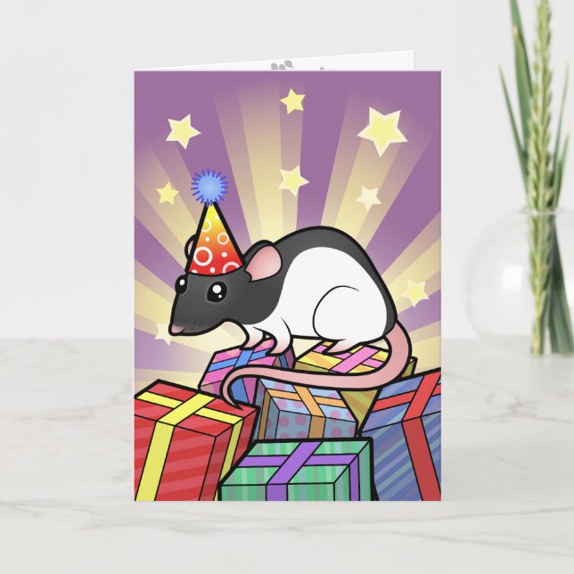 Birthday Rat Card (Front)