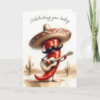 Birthday Red Chilli Pepper Musician