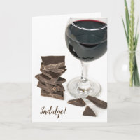 birthday-red wine and dark chocolate