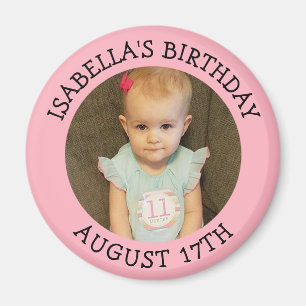 Birthday Reminder Personalised Photo Magnet