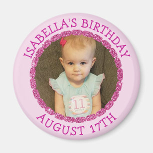 Birthday Reminder Personalised Photo Magnet