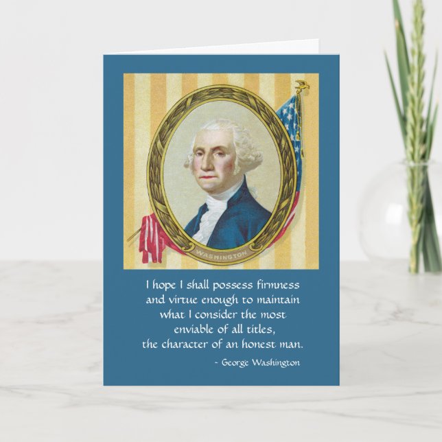 Birthday: Respected for Your Honest Character Card (Front)