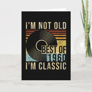 Birthday Retro Best Of 1960's Card