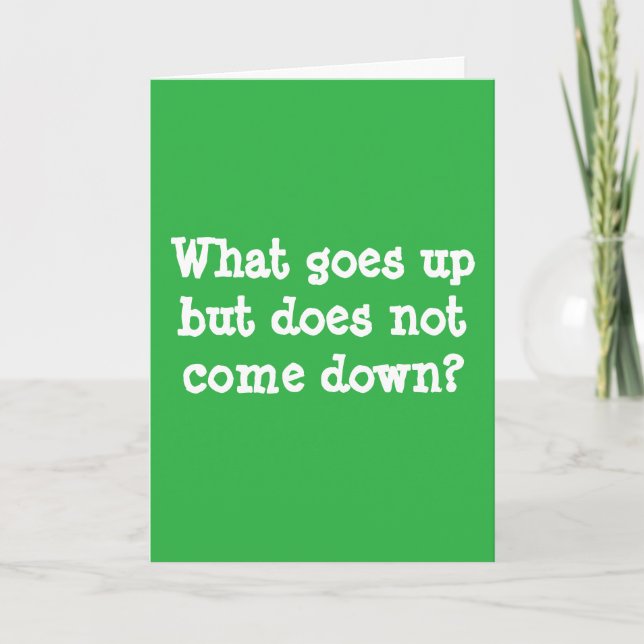 Birthday Riddle Card (Front)