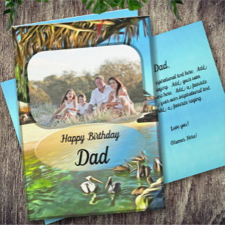 Birthday River Meets Ocean 0330 Card