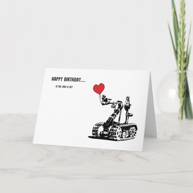 Birthday Robot Card (Front)