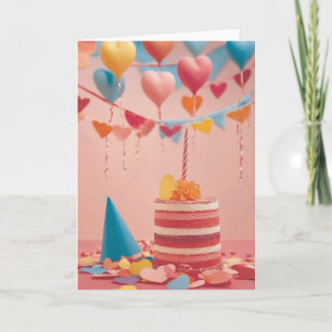 Birthday Robot Overload Card