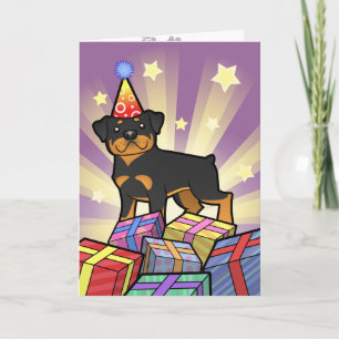 Birthday Rottweiler Card