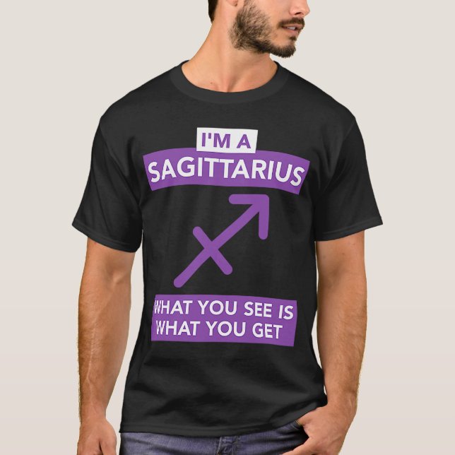 Birthday Sagittarius Astrology Astrological Bday W T-Shirt (Front)