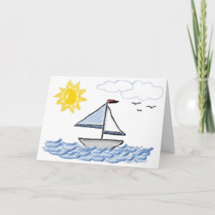 Birthday Sailboat Card