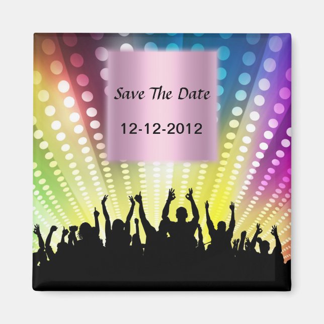 Birthday Save the Date Magnet (Front)