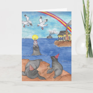 BIRTHDAY - Seals Card