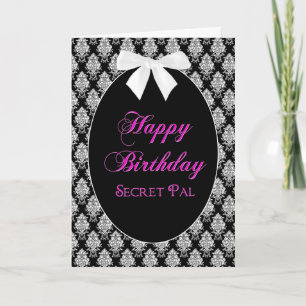 BIRTHDAY - SECRET PAL - MEMORIES CARD
