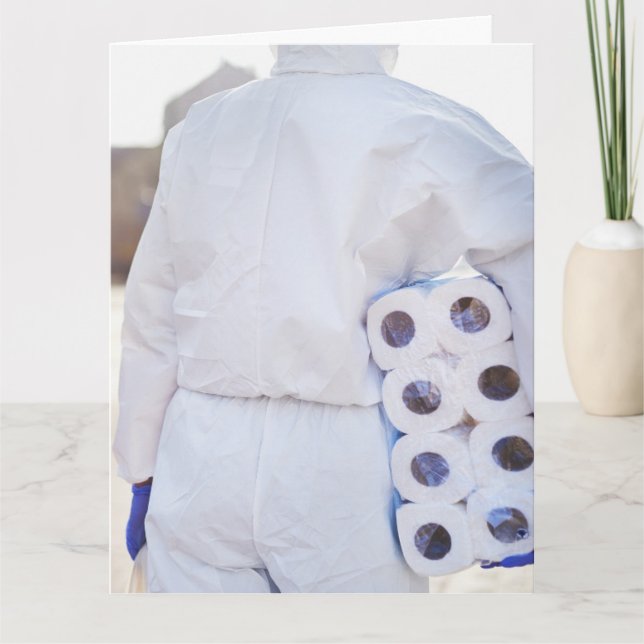 BIRTHDAY SEIZE DAY TOILET PAPER HAZMAT BIG CARDS (Front)