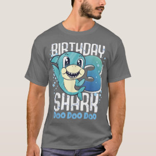 Birthday Shark 3rd Birthday Boy Shark 3 Years T-Shirt