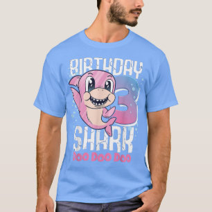 Birthday Shark 3rd Birthday Girl Shark 3 Years T-Shirt