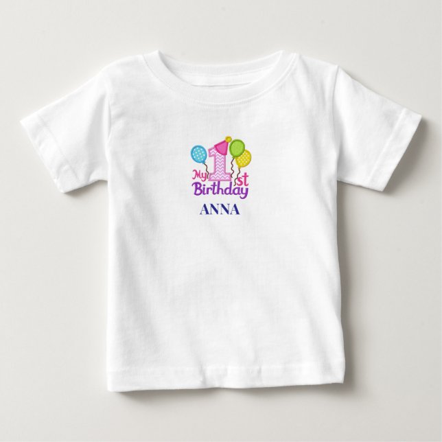Birthday Shirt 1st Birthday (Front)
