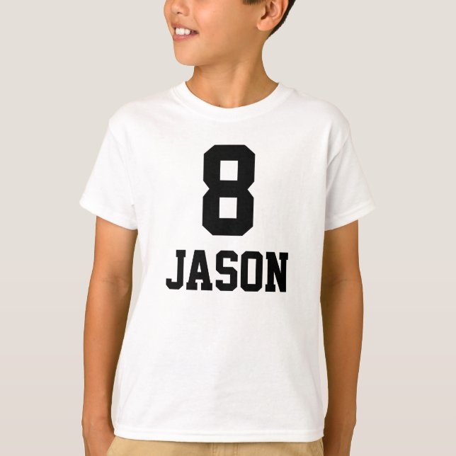 Birthday Shirt 8 + Name (Front)