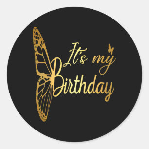 Birthday Shirt Birthday Shirts For Women Birthday Classic Round Sticker