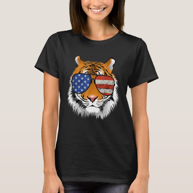 Birthday Shirt For Boy Cool Tiger Striped Animal T (Front)