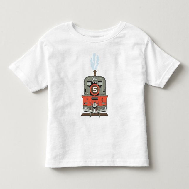 Birthday Shirt - Train Shirt (Front)