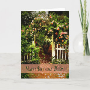 BIRTHDAY - SISTER CARD