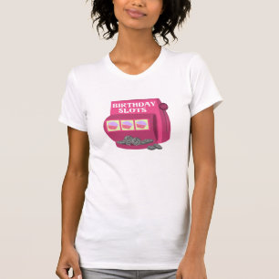 Birthday Slot Machine Custom T-Shirt