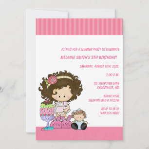 Birthday & Slumber Party Invitations