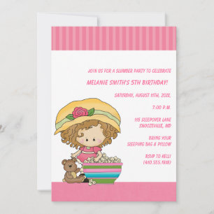 Birthday & Slumber Party Invitations