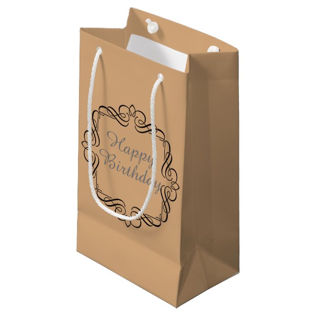 Birthday Small Gift Bag (Front Angled)