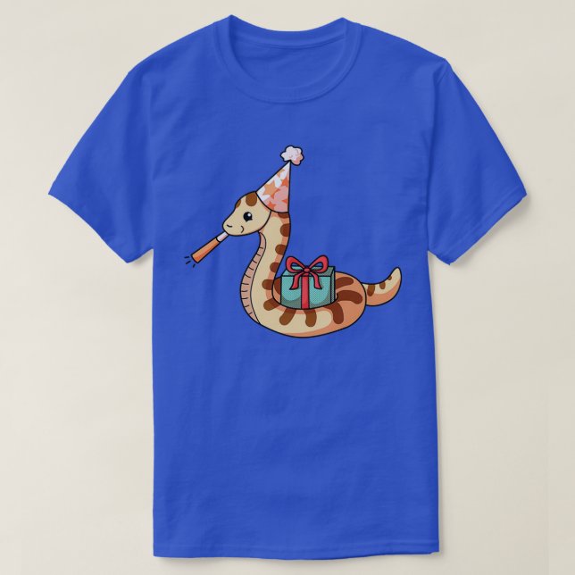 Birthday Snake  T-Shirt (Design Front)