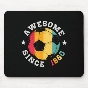 Birthday Soccer Player 66 Year Old Awesome Since 1 Mouse Mat