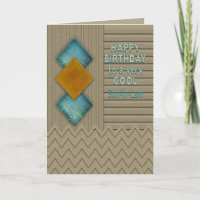 Birthday, Son-in-Law,  Modern Texture-like Pattern