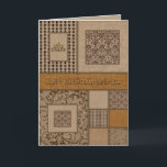 Birthday Son in Law Shades  Brown Unique Patterns Card<br><div class="desc">See other categories with same and/or similar image as well as other products.</div>