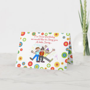 Birthday Song Card