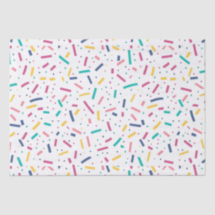 Birthday Sprinkles Candy Pattern Tissue Paper