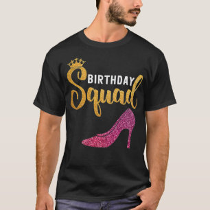Birthday Squad  be water my friend s anatomical -  T-Shirt