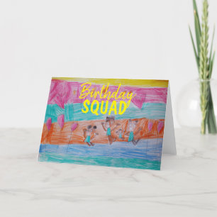 Birthday Squad - Blank - Semi Gloss Card