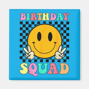 Birthday Squad For Men Women Kids Funny Birthday Magnet