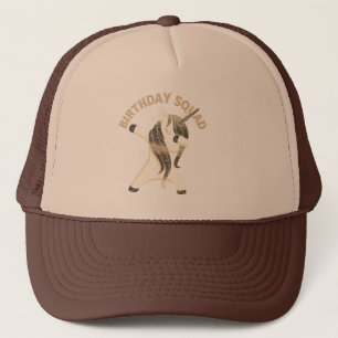 BIRTHDAY SQUAD funny unicorn birthday gift Trucker Hat